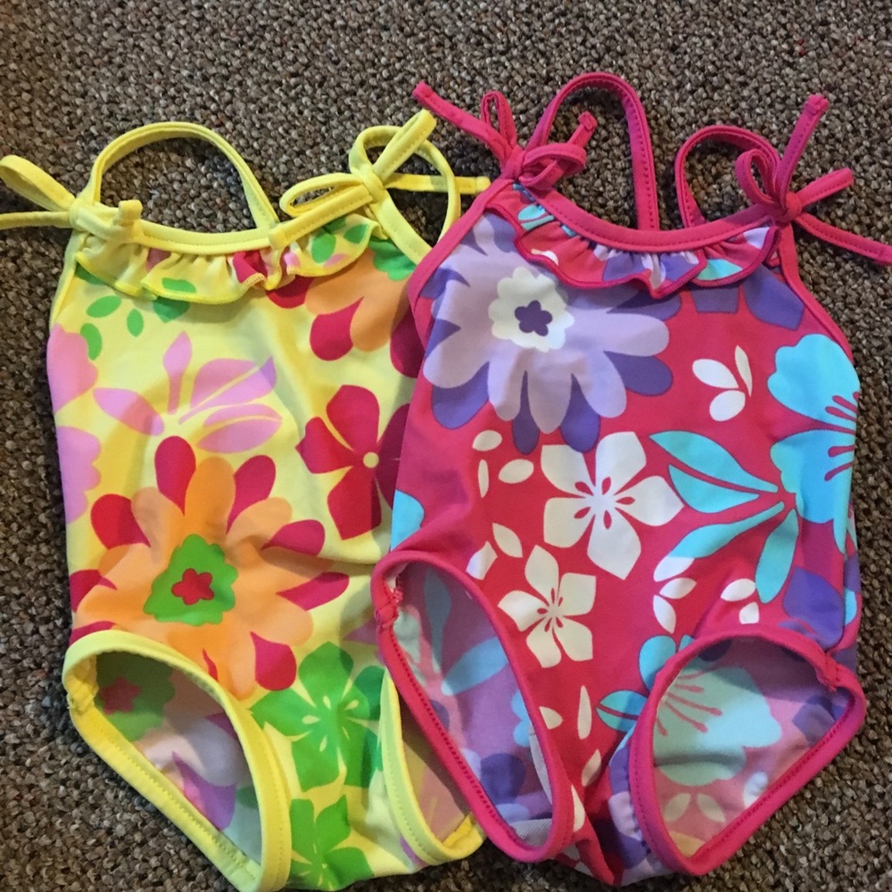 Two old navy baby swim suits
